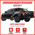 Ford Ranger Side Body Lining Sticker – Replacement Decal (Design 7)