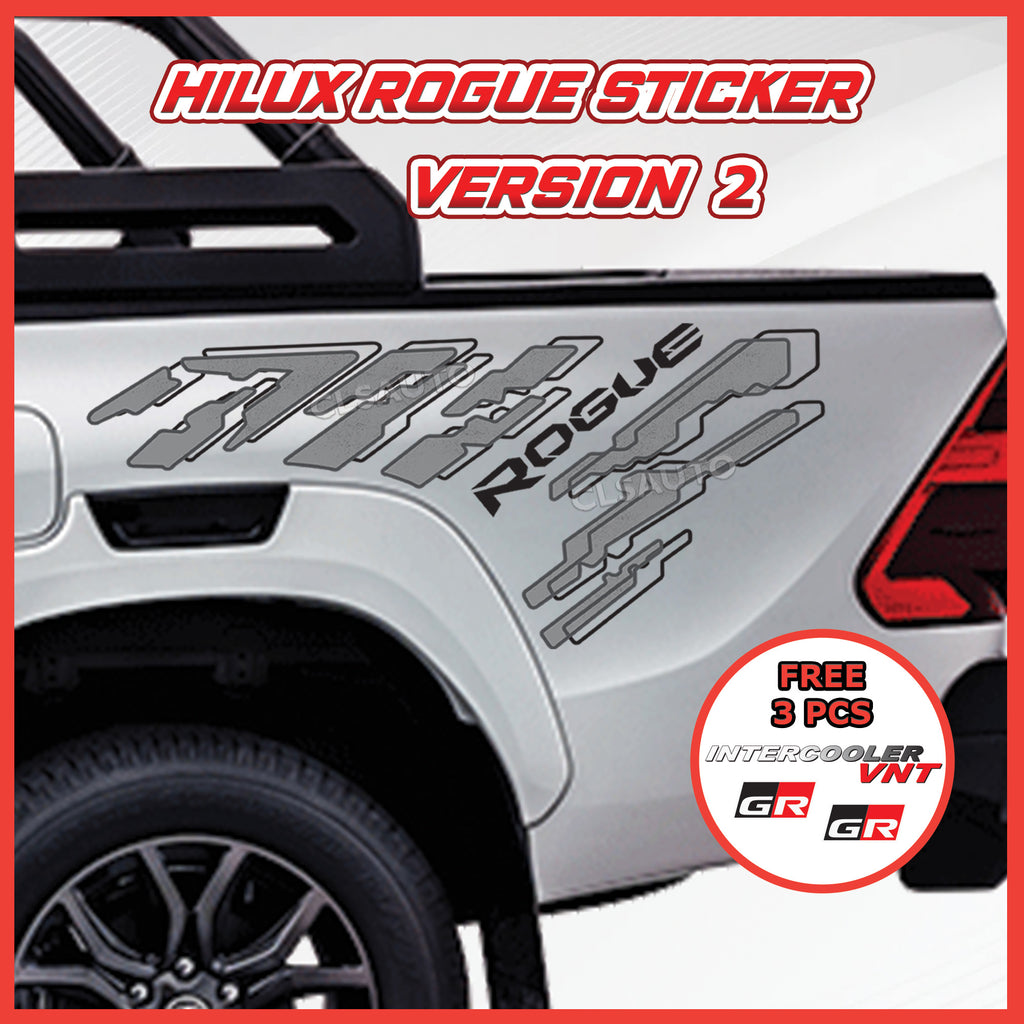 Toyota Hilux Side Body Lining Sticker – Replacement Decal (Design 13)