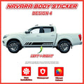 Nissan Navara Side Body Lining Sticker – Replacement Decal (Design 4)