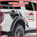 Ford Ranger Raptor Side Body Sticker – Raptor T9 Graphic Decal (Version 2 Upgrade)