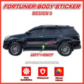 Toyota Fortuner Side Body Lining Sticker – Replacement Decal (Design 3)