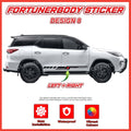 Toyota Fortuner Side Body Lining Sticker – Replacement Decal (Design 8)