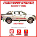Toyota Hilux Side Body Lining Sticker – Replacement Decal (Design 11)