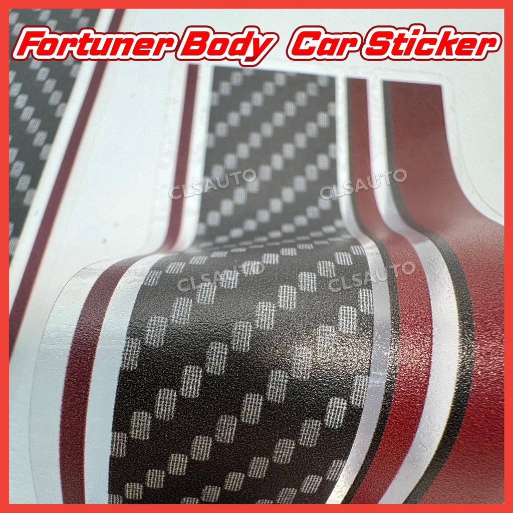 Toyota Fortuner Side Body Lining Sticker – Replacement Decal (Design 2)